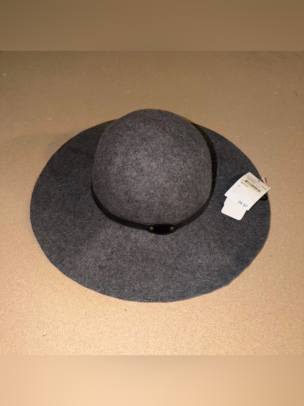 NWT D&Y Wide Brim Felt Fedora Hat 100% wool